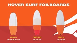 2019 Naish Hover Comet amp Ascend Foil Surfboards [upl. by Anyrak]