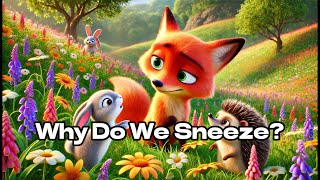 Why Do We Sneeze  Cute Flaming Fox  Fun Facts for Kids  Cool Experiments at Home [upl. by Negaet]