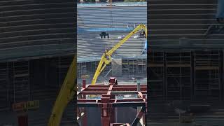 Obras Camp Nou futbol barcelona barça constructionarquitectura campnoufootballstadium [upl. by Argile]