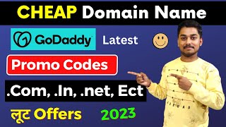 GoDaddy Domain Offer Promo Code 2023  Best Discount Coupon For Domain Purchase [upl. by Binetta]