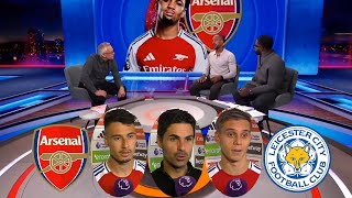 MOTD Arsenal vs Leicester 42 Win In The Last Minute  Mikel Arteta Trossard amp Martinelli Interview [upl. by Gyatt45]