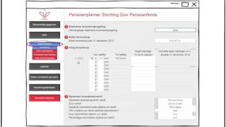 Animatie uitleg pensioenplanner Dow pensioenfonds [upl. by Naggem]