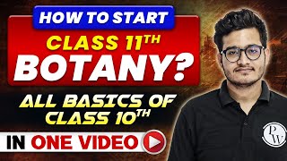 Class 10th BASICS BOTANY in 1 Video  MahaMarathon Session  Arjuna NEET Class 11 Batch [upl. by Ahsitaf974]