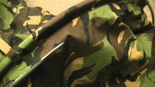 Dutch Army Hooped Bivi Bag  MODIFIED  ideal for wild camping uk [upl. by Lapides810]