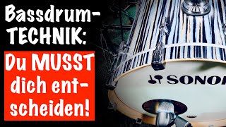 BassdrumTechnik Was wirklich wichtig ist Entscheide dich [upl. by Jehias]