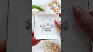 Pinky Promise Friendship Forever  Personalized Jewelry Dish [upl. by Pitts826]