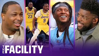 Chiefs acquire DeAndre Hopkins from Titans LeBronBronny play together in Lakers win  THE FACILITY [upl. by Morita]