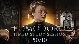 Mcgonagalls Study Session📚POMODORO 5010 Transfiguration Classroom✨Focus Relax amp Study at Hogwarts [upl. by Bowers]