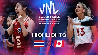 🇹🇭 THA vs 🇨🇦 CAN  Highlights  Week 1  Womens VNL 2024 [upl. by Tnairb652]