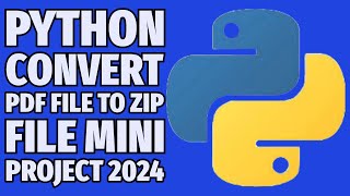 Python Convert PDF To Zip File Mini Project 2024 [upl. by Assillem557]