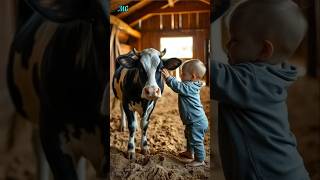 Gentle Giants Barn Buddies Little Friend toddler baby cow farm animals cute adorable sweet [upl. by Ozkum39]