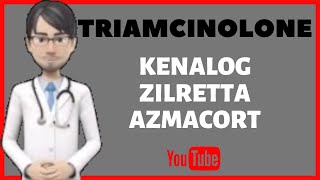 💊What is TRIAMCINOLONE Side effects doses warnings uses and benefits of Triamcinolone KENALOG [upl. by Nnyllatsyrc520]