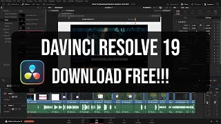 How to Download DaVinci Resolve 19 Free [upl. by Bjork]