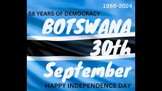 BOTSWANA INDEPENDENCE CELEBRATION 2024 HONOURING OUR PRESIDENTS PHOTO VIDEO 19662024 30 SEPTEMBER [upl. by Lamori759]