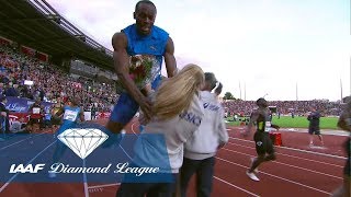 When Usain Bolt crashed into a flower girl in Oslo in 2012  Flashback [upl. by Lebisor603]