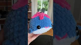 Cute animals to crochet when you’re bored Crochet an amigurumi whale [upl. by Rawdon]