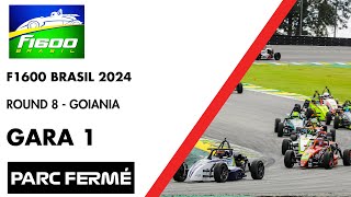 F1600 Brasil 2024  Round 8 Goiania  Gara 1 [upl. by Brightman]