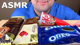 ASMR MAGNUM CHOCOLATE ICE CREAM OREO SANDWICH ICE CREAM KITKAT MUKBANG Eating Sounds [upl. by Mirabelle]