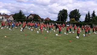 Campschrei beim INTERSPORT kicker Fußballcamp in Merschwitz [upl. by Ylsel]