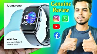 AMBRANE WISE EON SMART WATCH FULL REVIEW  जानिए इस स्मार्ट वॉच की सभी खूबियां। By RiM💥 [upl. by Yklam]