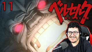 GUTS vs MOZGUS  Berserk 201617 Episode 11 Reaction [upl. by Annocahs840]