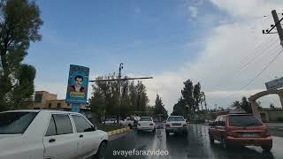 Driving tour in iran  you can see zahedan city in Sistan and Baluchistan [upl. by Acimaj]