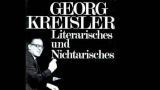 Georg Kreisler  weder noch [upl. by Euh97]