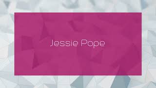 Jessie Pope  appearance [upl. by Namijneb]