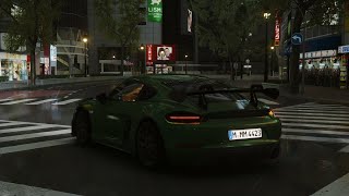 Assetto Corsa  Rainy Night Run  Max Graphics  4K [upl. by Inimod]