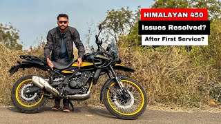 2024 Himalayan 450 Issues Resolved after First Service Detailed Review [upl. by Oilut]