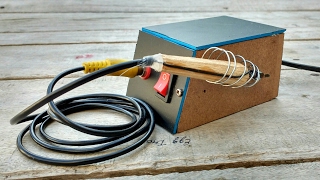 how to make a soldering iron  12V [upl. by Helbonnas]