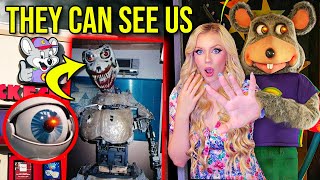 Chuck E Cheese Animatronics are STALKING YOUCAMERAS IN THEIR EYES CREEPY [upl. by Archy375]