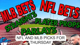 MLB amp NFL BETS TODAY 10102024  FREE Best Bets Straights Player Props And Parlays [upl. by Elac]