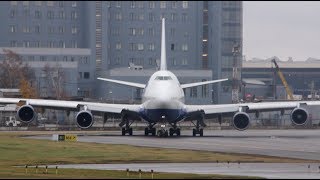 Transaero  Трансаэро EIXLD Boeing 747446  Взлёт во Внуково VKOUUWW [upl. by Anaeirb]