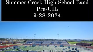 Summer Creek High School Band PreUIL Show 9282024 [upl. by Ibrad]