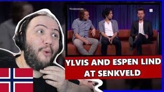 Ylvis and Espen Lind at Senkveld 08112013  Utlendings Reaksjon 🇳🇴 Nordic REACTION [upl. by Nealy915]