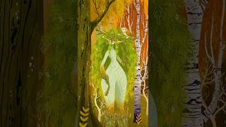 Dryads in Autumn 🍂🍄 dryads 2danimation animation art illustration fall nature autumn [upl. by Northington]