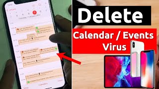 Remove Calendar Virus on iPhone and iPad 2021Delete iPhone Calendar spam event IOS 14 [upl. by Pierpont164]