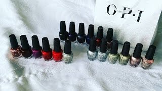 OPI Wintercollection 2015  Starlight live swatches [upl. by Saul]