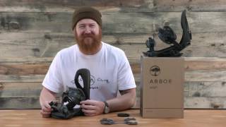 2017 Arbor Cypress Snowboard Binding  Review  TheHousecom [upl. by Carmita]