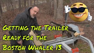 How to Restore a Boat Trailer  Boston Whaler 13 Restoration [upl. by Dnaltroc]