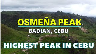 OSMEÑA PEAK ADVENTURE  Climbing the Highest Mountain in Cebu  Dalaguete to Badian [upl. by Ailsa986]