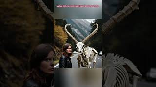 Poor ibex on the road but women helps ai animals animalstories [upl. by Kcirdaed217]