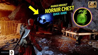 Raider Hideout Nornir Chest Puzzle Solution ALL Idunn Apples  God of War Ragnarok [upl. by Odlo]