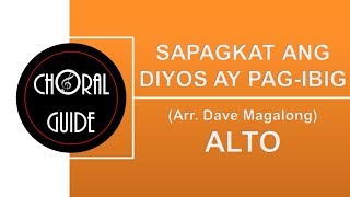 Sapagkat ang Diyos ay Pagibig  ALTO [upl. by Liva240]