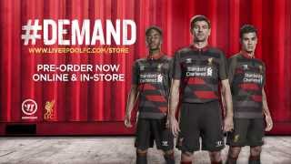 Revealing the brand new Liverpool third kit [upl. by Darsey]