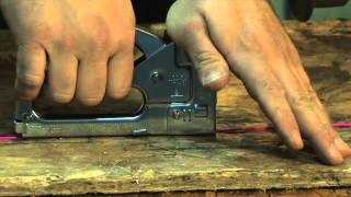 How to Operate a Staple Gun [upl. by Warms]