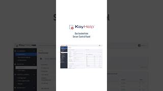 KeyHelp Das kostenfreie Server Control Panel von Keyweb [upl. by Iralam566]