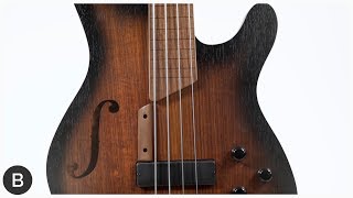 CORT FRETLESS BASS  Artisan B4FL MHPZ [upl. by Ellierim]