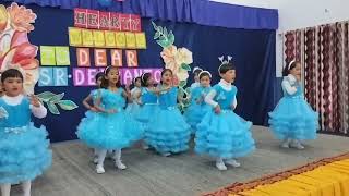 Nirvitas dance with LKG classmates at All saints convent school Tehri Uttarakhand [upl. by Jopa]